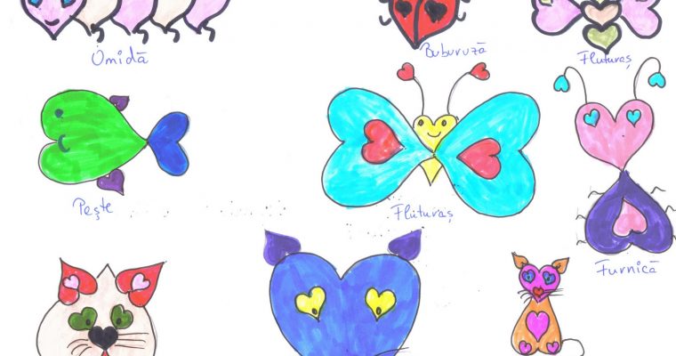 Animale din inimioare